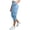 589#Light Blue, variant on Cargo Capris for Women 2026 Summer Casual Loose Capri Pants Plus Size High Waisted Button Cropped Pant with Pockets Pink S