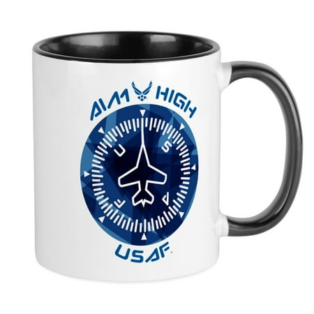 

CafePress - USAF Aim High - Ceramic Coffee Tea Novelty Mug Cup 11 oz