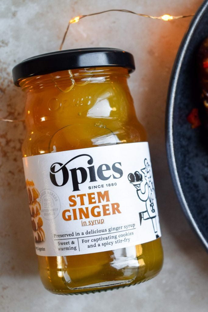 Opies Stem Ginger in Syrup (280g) - Pack of 2