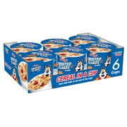 Kellogg's KEE12468 Frosted Flakes 2.1 oz. Single-Serve Breakfast Cereal Cups (6/Box)