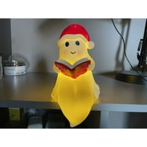 Christmas Ghost Reading Book Lamp - Spooky Cute LED Night Light for Halloween & Weihnachten Decor | Gift for Book Lovers & Holiday Tabletop Display