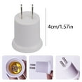 thumbnail image 3 of Kitchen faucet 1 Pcs E26 Conversion Socket Light Bulb Adapter E27 Plug Thread Wall Holder, 3 of 9