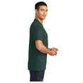 thumbnail image 3 of Port & Company Men's Core Blend Classic Pocket T-Shirt Dark Green Small, 3 of 4