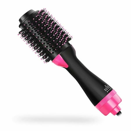 Hair Dryer Volumizer Styler, 3 In 1 Hair Dryer With Comb And Hair  Straightener Or Curler, Negative Ion Hot Hair Brush | Walmart Canada