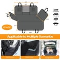 thumbnail image 3 of Funda para Asiento de Coche para Perros Simple Deluxe Impermeable para Asiento Trasero, 3 of 7