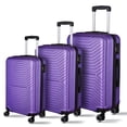 thumbnail image 2 of 3 Piece Hardshell Luggage Set, 20/24/28 inch Expandable Hardside Lightweight Suitcase Set with 360 Degree Spinner Wheels and TSA Lock, 2 of 8