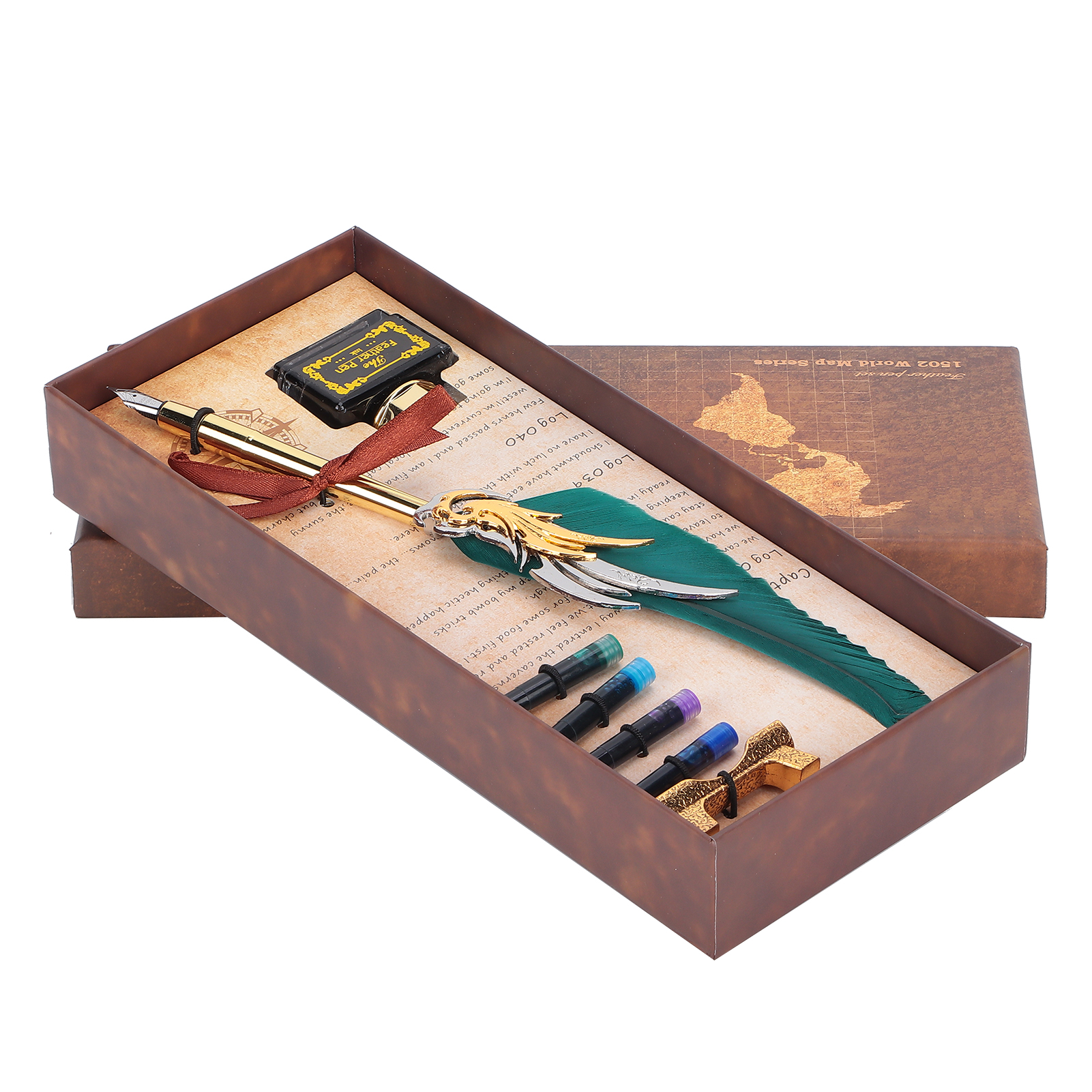 YOUTHINK Calligraphy Pen Ink Set, Quill Pen Vintage Calligraphy Dip Pen