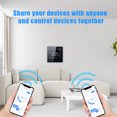 thumbnail image 3 of Mistaha Smart Touch Screen Thermostat with WiFi Connectivity and Voice Control - Programmable Temperature Controller for AC, Floor Heating - White - ABS Material - Tuya App Compatible, 3 of 6