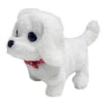 thumbnail image 3 of My Realistic Robot Puppy - Realistic Plush Electronic Puppy Toy, Interactive Stuffed Dogs for Sitting, Barking, Walking and Running(White), 3 of 8