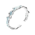 thumbnail image 4 of TQEHS Pulsera de onda femenina viento frío nicho diseño avanzado sentido Venta Deco P0G2, 4 of 6