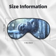 thumbnail image 5 of Eye Sleep Mask for Women Men - Winter cute sloth Adjustable Soft Buckle Travel Eye Masks for Sleep Mask Blackout, Sleeping Mask for Women Men, Funny Blindfolds for Party Games, 5 of 5