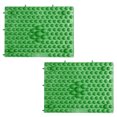 thumbnail image 1 of 2 Pcs Coussin de Massage pour Pieds Tapis de Massage Réflexe Plaque de Pression pour Orteils Tapis de Relaxation (Vert), 1 of 6