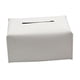thumbnail image 3 of Caja de pañuelos de cuero PU, dispensador de servilletas, caja de almacenamiento, servilletero de escritorio para encimera de tocador, de noche Blanco BLESIY Contenedor de servilletas, 3 of 7
