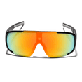 thumbnail image 2 of ATLAS Oversized Goggle Oval Mono Vintage Fashion UV400 Mens Womens Sunglasses, 2 of 3