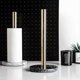 thumbnail image 4 of Gold Paper Stand With Marble Base Vertical Paper Towel Rack Modern Paper Towel Holder Roll Toilet C, 4 of 5