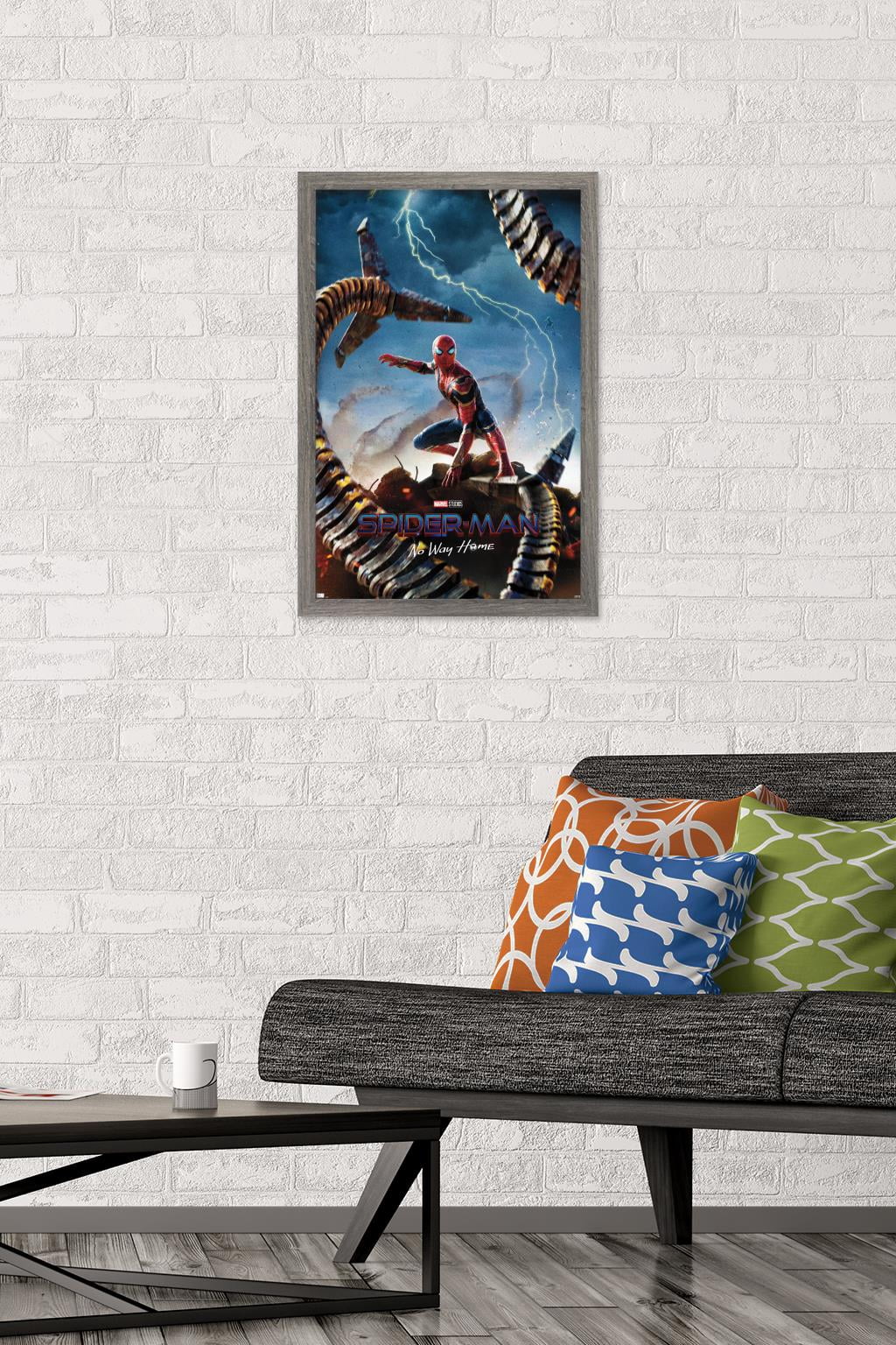 Marvel Spider-Man: No Way Home - Teaser Wall Poster, 14.725" x 22.375" Framed