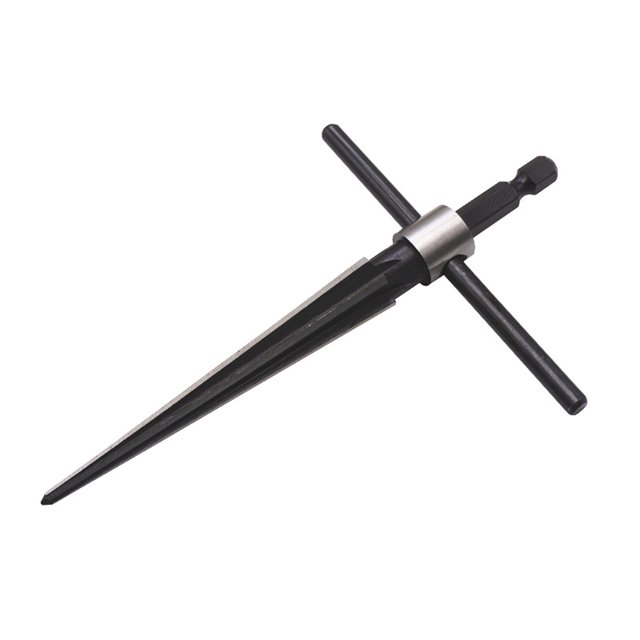 Chamf de acero Escariado Agrandar Pin Hole T Herramientas de perforación de escariador hexagonal cónico en forma de T Sywqhk Para estrenar