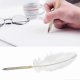 thumbnail image 2 of Elegant White Feather Ballpoint Pen for Weddings and Business Signatures, 2 of 5