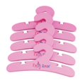 thumbnail image 1 of Perchas para ropa de muñecas Emily Rose Value, paquete de 5 unidades, madera rosa, 18 cm, 1 of 8