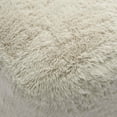 thumbnail image 2 of Britt Natural Vegan Shearling Ottoman, 2 of 7