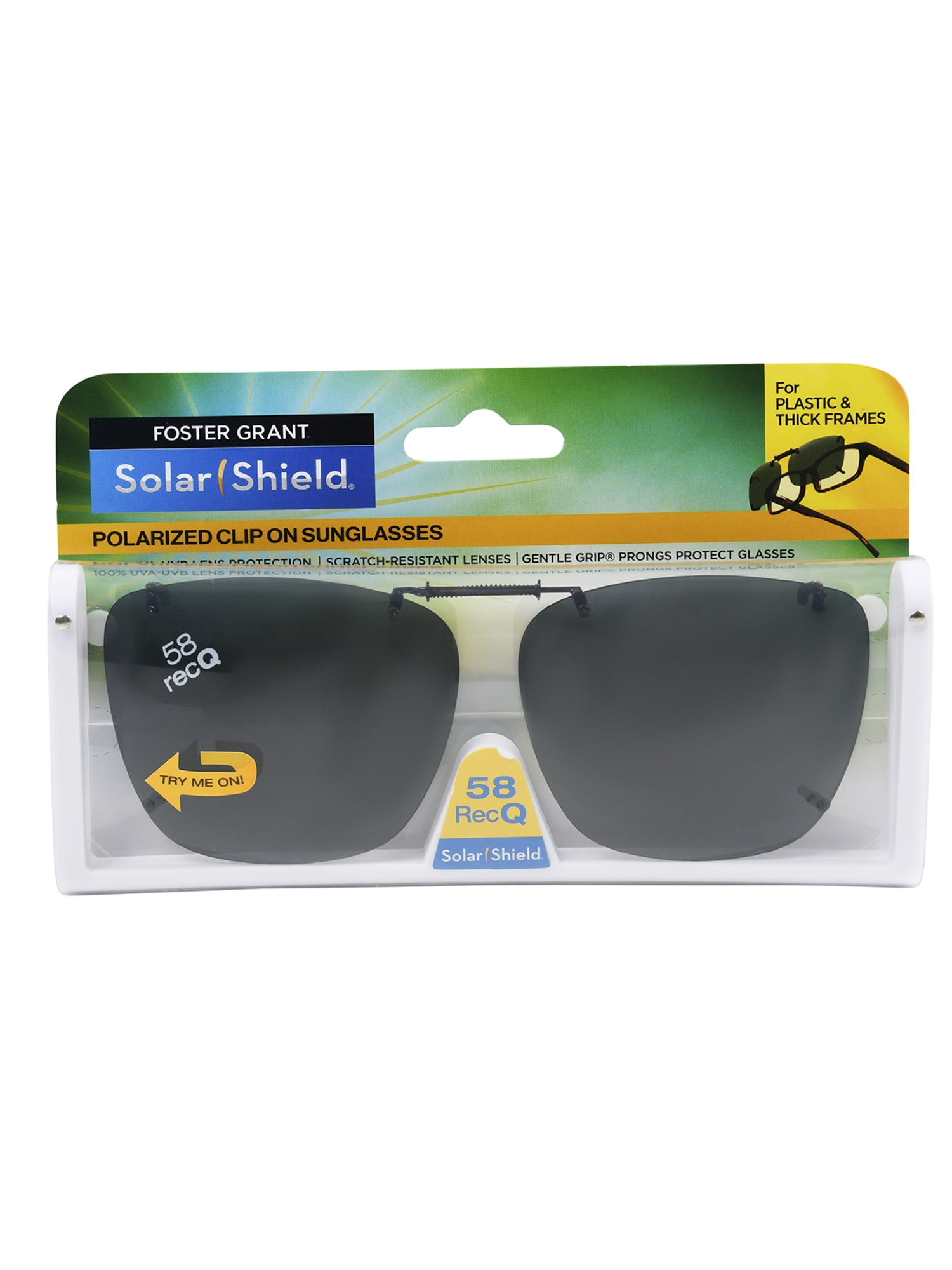 Solar Shield Dioptics Unisex Rectangle Fashion Sunglasses Black 52 Rec M