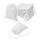 thumbnail image 1 of Uxcell 20 Pcs Bolsa de Terciopelo con Cuerda, 2.7 x 3.5 Pulgadas Bolsas de Regalo de Terciopelo para Favor de Boda, Empaque de Joyas, Organización y Almacenamiento, Blanco, 1 of 7