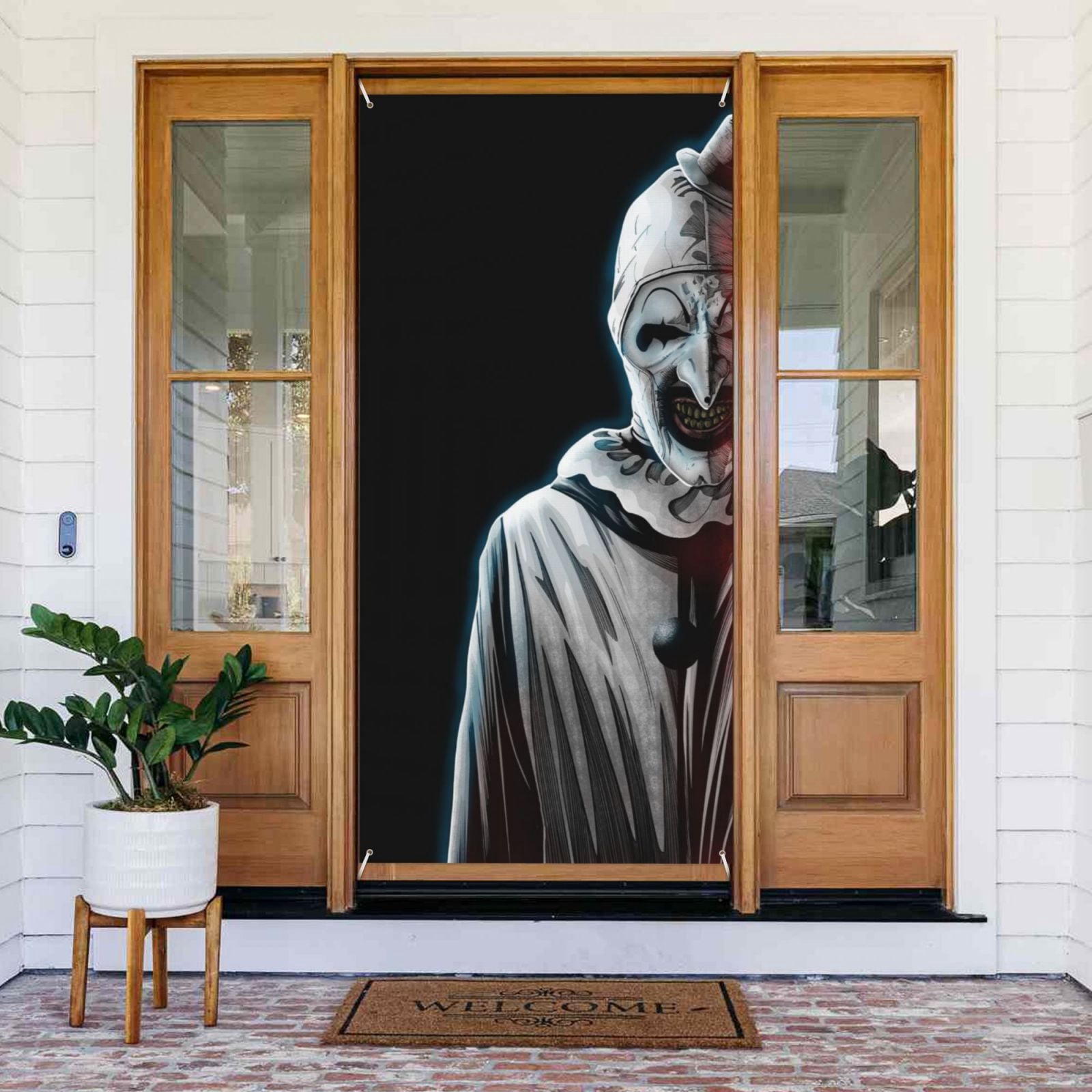 Door Cover Decoration Alice in Wonderland Hanging Banner Backdrop