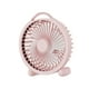 thumbnail image 3 of Ventilador de escritorio USB portátil decorativo multifunción compacto moderno personal de mesa Rosa, 3 of 9