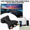 thumbnail image 3 of HDMI Male to 3 RCA Female Composite AV Video Audio Adapter Converter new, 3 of 5