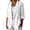 26#White, variant on Linen Blazer Jacket for Women Lightweight 3/4 Sleeve Casual Work Office Summer Breathable Dressy Coat Outfits with Pockets White 3XL
