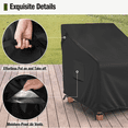 thumbnail image 5 of MR. COVER Patio Furniture Covers Waterproof, Outdoor Chair Covers for Rocking Chair, Heavy Duty Patio Adirondack Chair Cover Fits up to 32"W x 42"D x 35"H, Anti-UV, Fade Resistant, Black, 2 Pack, 5 of 6