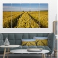 thumbnail image 1 of Rural Road through Wheat Field - Landscape Artwork Canvas, 1 of 3