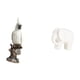 thumbnail image 5 of Escultura de resina de y loro para interiores, estatua decorativa para escritorio, mesa, centro de mesa, estantería, colección de armarios., 5 of 8