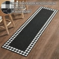 thumbnail image 3 of VHC Brands Down Home Indoor Rug/Runner Rect 22x78, Polyester Area Rug, Accent Rug, Floor Decor, Down Home Collection, Rectangle 22x78, Country Black, 3 of 5
