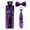 Purple, variant on Wdgfv Women Men Sequins Suspenders Bowtie Necktie Set Elastic Y-Shape Back Brace Suspenders