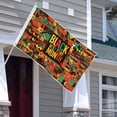 thumbnail image 1 of Bandera de la herencia afroamericana Lisbinx, bandera de jardín del Mes de las Historias Afroamericanas: decoración temática de doble cara para el jardín, 1 of 7