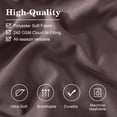 thumbnail image 6 of Amberspace 7-piece Bed in a Bag Comforter Set with Sheets,Deep Purple,Full, 6 of 7