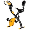 thumbnail image 1 of Soozier 3-in-1 Folding Exercise Bike - Yellow, 8 Resistance Levels, 1 of 7