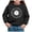 Black, variant on Girls Oversized Crewneck Sweatshirts Kids Fashion Fleece Drop Shoulder Pullover(Green,3Y)