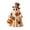 C, variant on Lighted Vintage Patchwork Ghost, Light-Up Pumpkin Lantern Halloween Decor, Rustic Fall Figurine for Mantel Shelf Entryway Porch