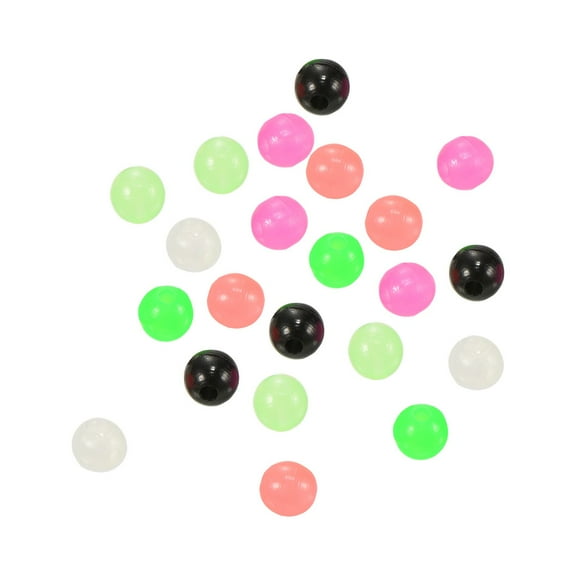 Uxcell 3mm Round Plastic Fishing Beads Tackle Tool Multicolor 1000 Pieces