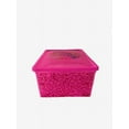 thumbnail image 6 of Plastic Storage Box 10L, Neon Pink, 14.6"x10.2"x5.5",  Qutu, Use by Adults and Teens, 6 of 7