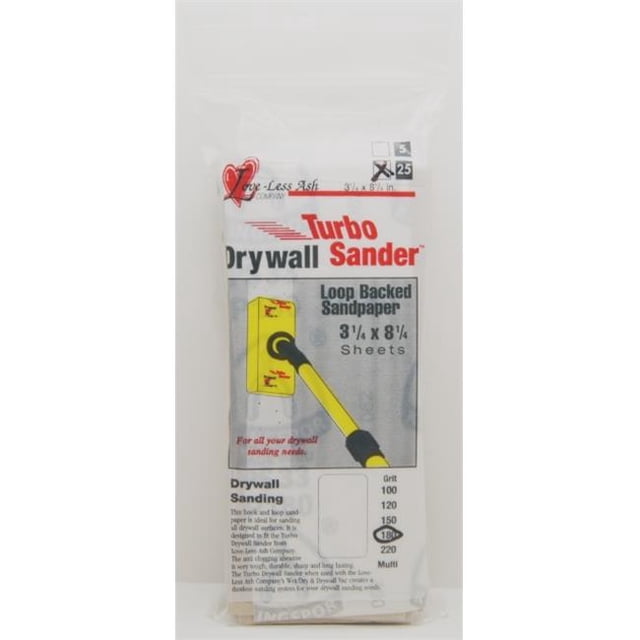 Dustless Technologies 54202 180 Papier de Verre Grain - Pack de 25