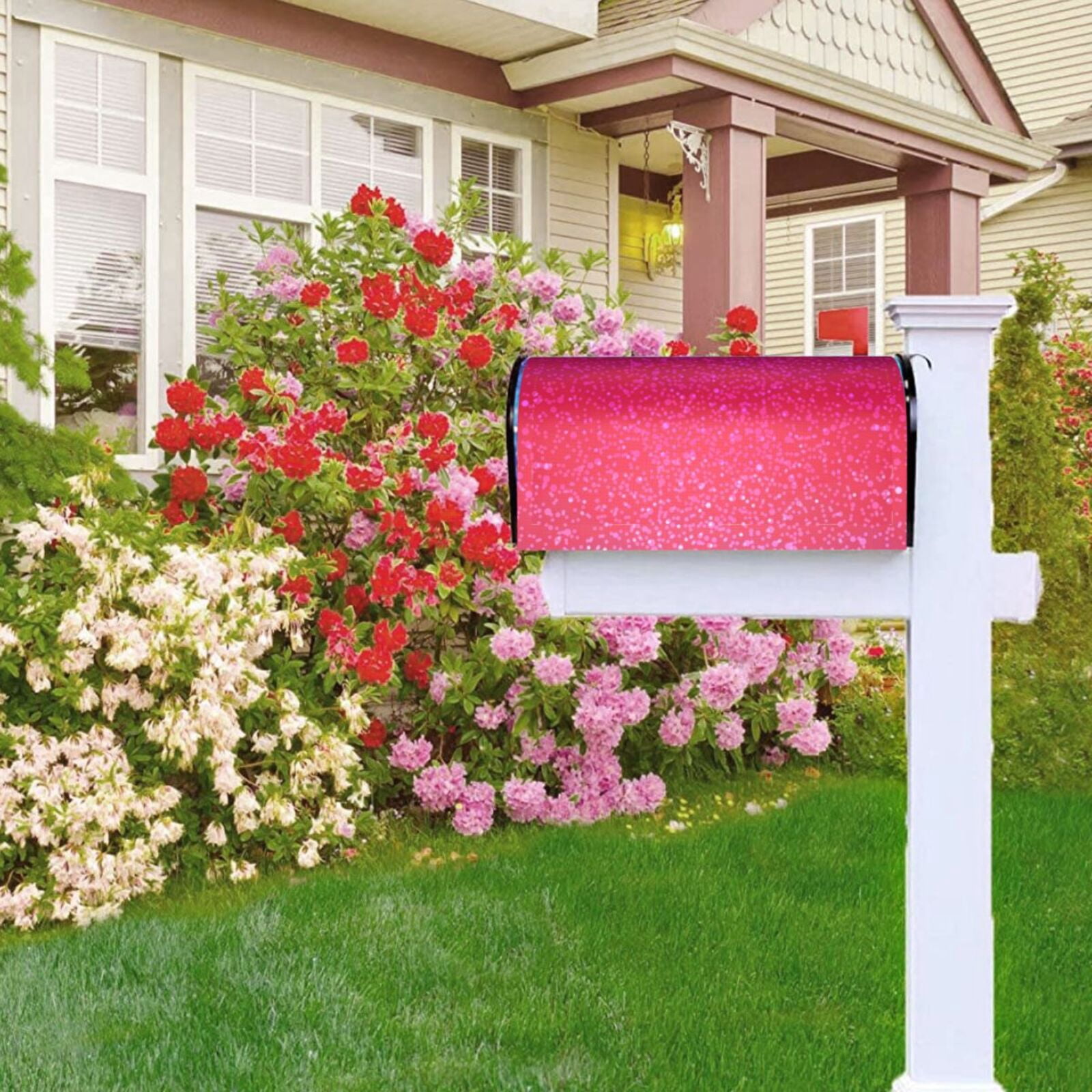 Kdxio Magnetic Mailbox Cover 21x18 in Mailbox Cover Outdoor Decoration Holiday Mailbox Covers for Home Garden Yard-21x18 in