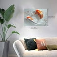 thumbnail image 2 of Logiee Koi Fish Water Print Canvas Wall Art,Canvas Picture Prints with Frame, Wall Art Decorative,Canvas Decorative,Suitable for Living Room Bedroom Office Room 30x40, 2 of 6