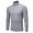 Light Gray(High-collar), variant on Men's Long Sleeve Slim Fit Mock Turtleneck Pullover Sweater Casual Basic Knitted Thermal Sweaters Solid Color Bottoming Shirt Top