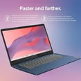 thumbnail image 5 of Lenovo IdeaPad Slim 3 Chromebook Laptop, 14" FHD Touchscreen Laptop, MediaTek Kompanio 520, 4GB RAM, 64GB eMMC, Wi-Fi 6, Chrome OS, Abyss Blue, 5 of 5