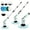 light green, variant on 1 Set, Electric Cleaning Brush, Wireless Electric Rotating Scrubber, 7 Brush Heads and Adjustable Extension Handle, Bathroom Cleaning Brush, Household Cleaning Tools