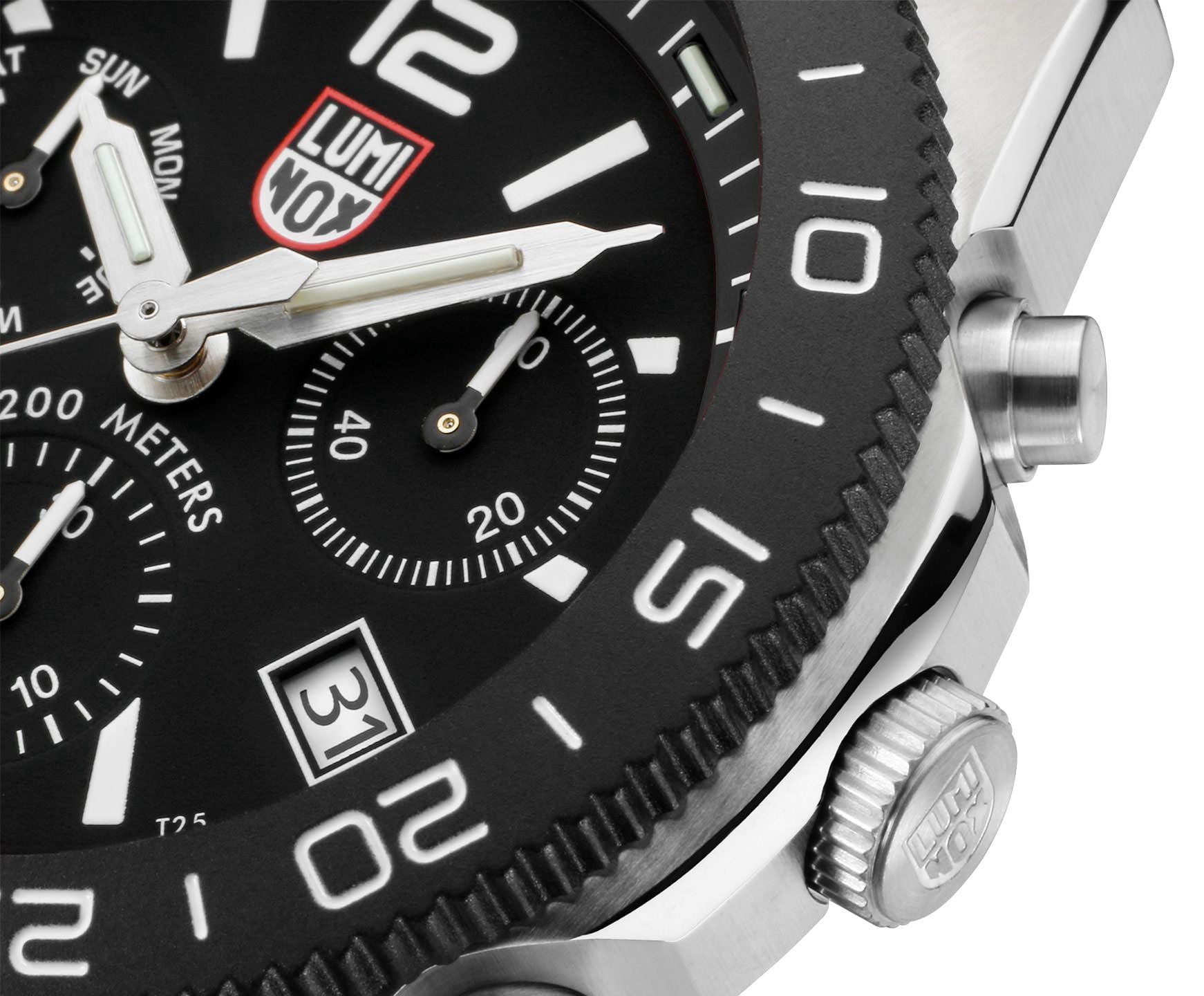 Men's Luminox Pacific Diver Chronograph Steel Swiss Watch XS.3142