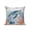 Blue Orange, variant on 1 Pack Outdoor Throw Pillow, Sea Turtle Coastal Waterproof Pillow with Insert Included, Summer Beach Coral Nautical Rustic Decorative Accent Cushion Sofa Pillows for Patio Porch, 16 x 16 In